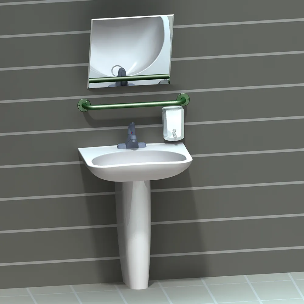 Поручень для инвалидов прямой ППР-09.01.900