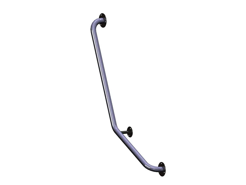 Поручень для инвалидов угловой Г-образный левый ПУ-02.06.400.600.140.Н купить