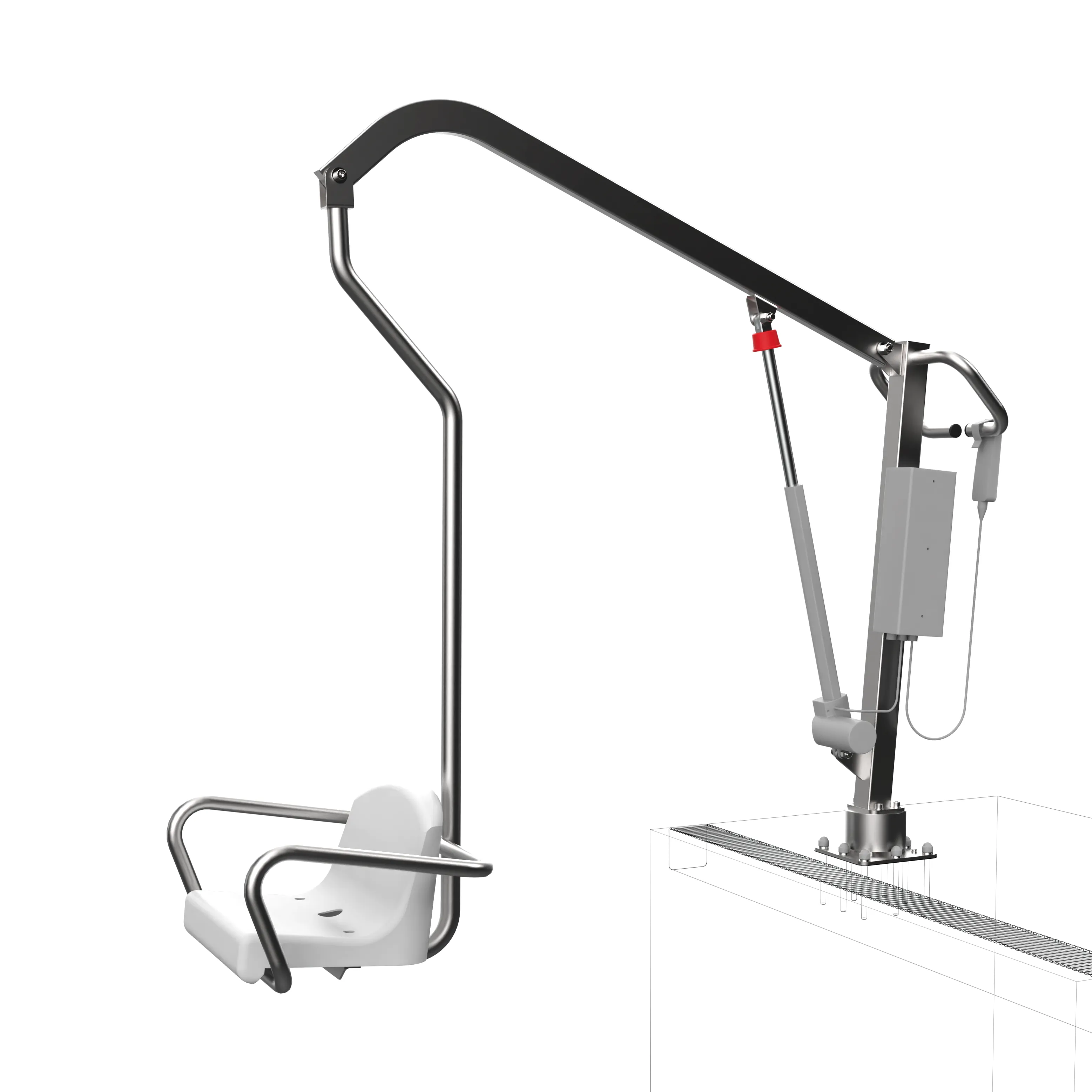 Подъемник для бассейна для инвалидов