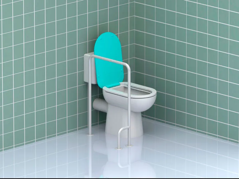 поручень для унитаза в ванную комнату