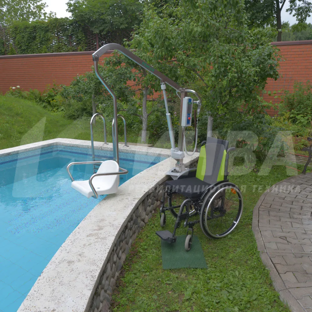 Подъемник для спуска в бассейн инвалидов ЕНИСЕЙ ИПБ-170 ЭП
