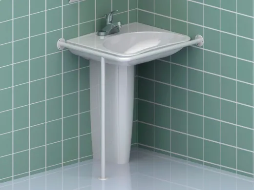 Вспомогательный поручень на раковину - фото