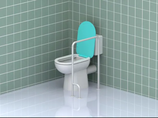 Стальной поручень для унитаза