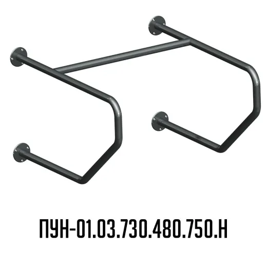 Поручень для инвалидов для унитаза настенный ПУН-01.03.730.480.750.Н купить
