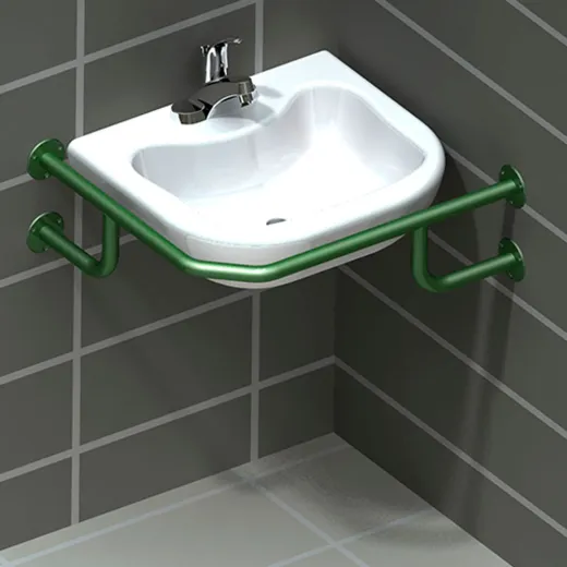 Поручень для раковины угловой - фото