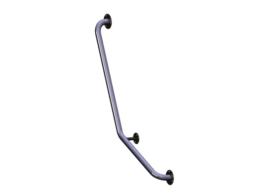 Поручень для инвалидов угловой Г-образный левый ПУ-02.06.400.600.140.Н купить