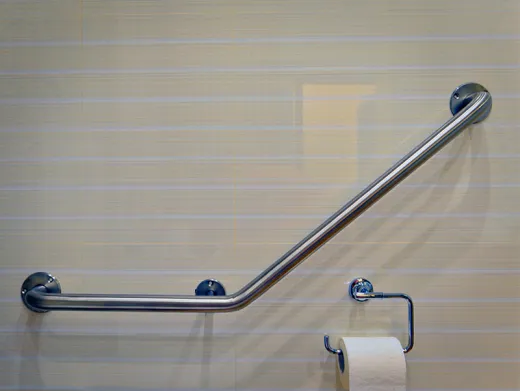 поручень угловой из нержавеющей стали