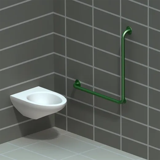 Поручень для инвалидов угловой Г-образный ПУ-02.01.500.500.90